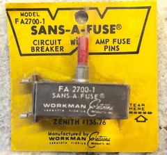 WORKMAN FA450 FA700 FA1000 FA2700 VINTAGE CIRCUIT BREAKERS SANS-A-FUSE