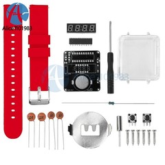 Electronic Watch DIY Kit LED Digital Tube Display Soldering Project Practice