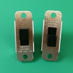 LOT OF 2 SWITCHCRAFT 46202LR MILSPEC SLIDE SWITCH 3A 125V