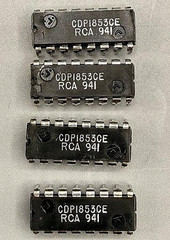 CDP1853CE RCA COSMAC 1800 Series CMOS 1-of-8 Decoder IC 16-DIP Vintage 1979 4x