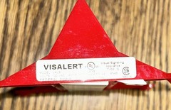 x1 – FEDERAL SIGNAL VALS or VALS-024C RED STROBE 24VDC VISALERT A2 Fire Alarm
