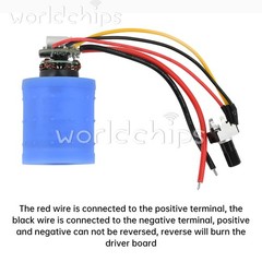 DC9V12V24V 100000RPM BLDC 3-Phase Ultra High Speed Brushless Motor w/ Driver Fan