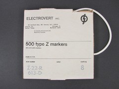(500x) Wieland Size 22, Number 8 Slip On Wire Marker, .045″ to .065″ OD Z Type