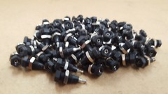 10 PCS HERMAN H. SMITH 1505-103 BLACK TERMINAL JACK 5935-00-879-8099