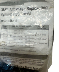 3M RJS-3 3/C Phase Rejacketing System RJS Series 4′ (1,22m) Long *Free Shipping*