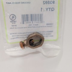 Halex 93592 Bronze Ground Rod Clamp 5/8″ High Strength 0.625″ Electrical New