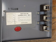 Square D SD-9352 Safelex Plug-in Unit Busway Bus Plug 60A 3PH 3W 240V 15HP
