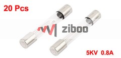 20 Pcs Microwave Oven Protection High Voltage Fuse Tube 800mA 0.8A 5KV 6x40mm✦Kd