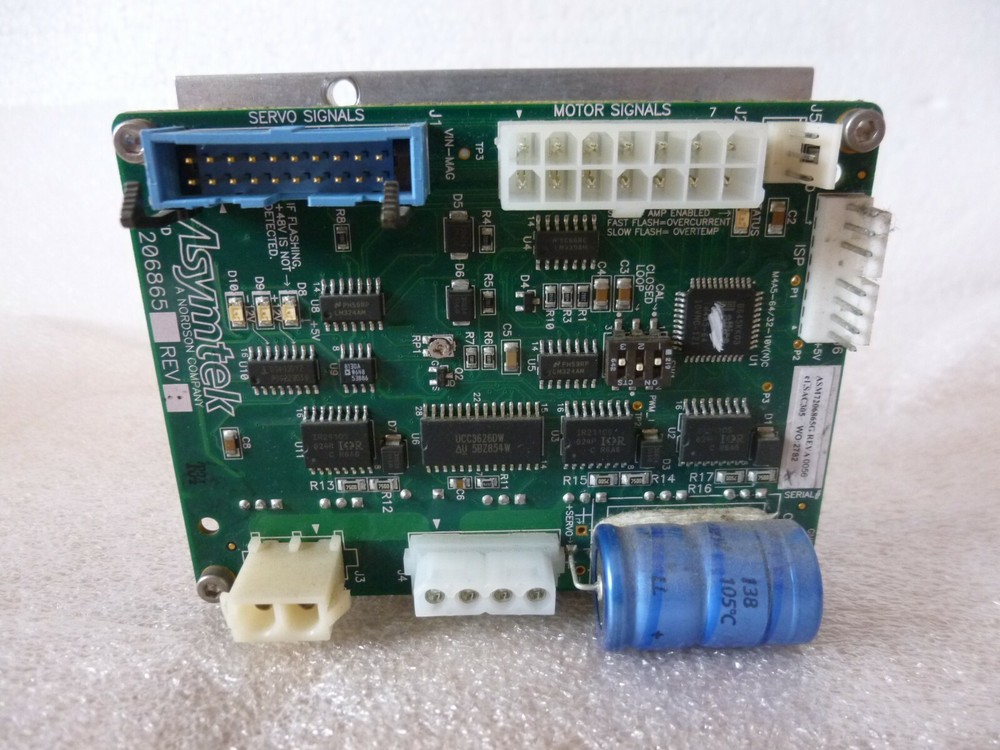 Asymtek a Nordson Company ASM7206865G Rev A Servo Amplifier Card ( 5134 )