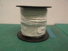 Fermerry 20AWG Stranded Wire Electrical Wire Silicone Cable White 100ft