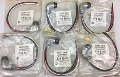 TPC 89400 4-PIN 90 DEGREE MALE RECEPTACLE WITH 12″ LEAD [SET OF 6] NEW N PKG