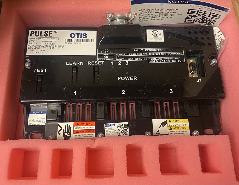 Otis Pulse Elevator Detection Devise / Monitoring System Model No. ABA21700AG110