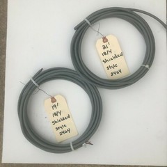 USED 21′ & 19′  Carol 2464 4 Conductor w/ground 24 AWG. Stranded Shielded Cable 