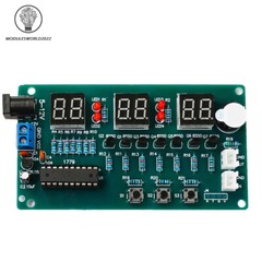 6-bit LED Digital Electronic Clock DIY Kit 51 Microcontroller Circuit Board Kit