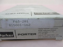Parker Porter F65-281 Flow Meter, 815001-162. 415937
