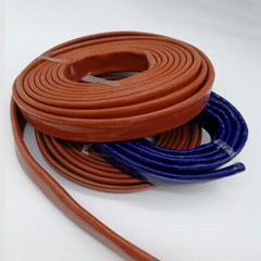 Silicone / Fibreglass Fire Sleeving Protective Heat Shield Sleeve Black Red Blue