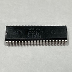 Lot of 9 NEC JAPAN D80C42C226 IC MICROCONTROLLER DIP40 LEGACY 31212-04C