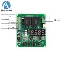 12V24V DC Motor Forward Reverse Controller Drive Module Limit Timing Delay