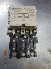 WESTINGHOUSE A201K1CA STARTER 120V COIL, BA13A OVERLOAD, J11 AUX, B3N0-2 CONTACT
