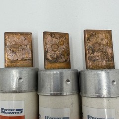 Lot of 3 Ferraz Shawmut Mersen TR200R 200A 250V Class RK5 Time Delay Fuses