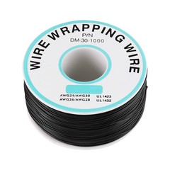 0.25mm Wire Wrap Single Wire Core Strand 30AWG Cable 250 Meters Black 7*7…