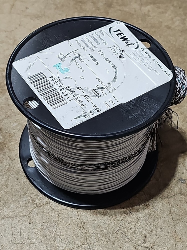 New TEW & C Wire PW30516 PFA-20F-JP 1000 FT. Awg:20