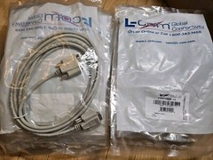 CSMN9MF-10, LCOM, Deluxe Molded D-Sub Cable, DB9 Male / Female, 10.0 ft