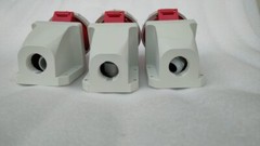 ASLO ELECTRIC ASTI242 32A 400V AC 50-60Hz 3P+T IP67 6H FEMALE PLUG LOT OF 3