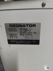 AMAT 0920-01016 OzoneRex wGEN Ozone Generator, Onoda OR-800Z 2 AVAILABLE