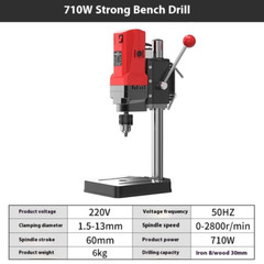 Hand Drill Stand Into A Multifunctional Table Drill Machine Small Drilling Table