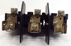 ALLEN BRADLEY FUSE BLOCK, CAT NO. 1494V-FS30, SERIES A, 30 AMPS, 600 VOLTS