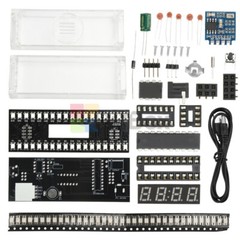 DIY Digital Clock Kit Voice Control Music Spectrum Display LED DIY Soldering Kit