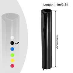 Battery Wrap 450mm Flat 1m PVC Heat Shrink Tube Wraps Black