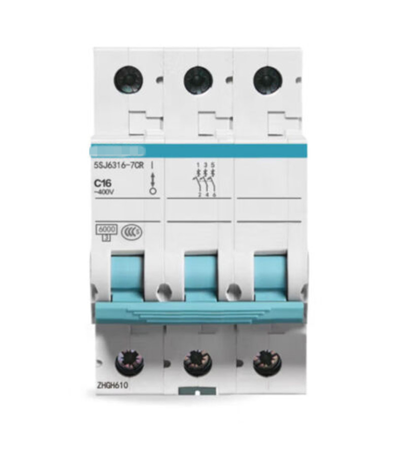 New 5SJ6316-7CR 3P 16A Miniature Circuit Breaker MCB Type C 1PCS #DW