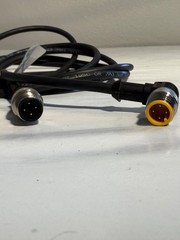 Turck M12 4-Pin A-Coded Sensor Cable 2m Straight to 90° male – male