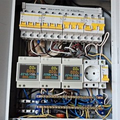 Electric Din Rail 40-300V 45-65HZ Digital LCD KW Energy Consumption Meter