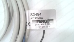 FARGO CONTROLS A12A2M3W CONNECTORS FOR PROXIMITY SENSOR S3494, NEW* #334165