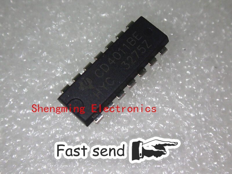 100PCS CD4011BE CD4011 DIP-14 IC good quality