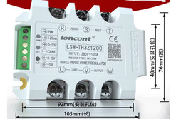 1PCS New LONCONT three-phase cycle zero-crossing SCR controller LSW-TH3Z120C