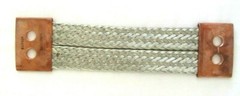 BURNDY 12″ B21E12G23 FLEX COPPER GROUNDING BRAID w/ FERRULE FLEXIBLE JUMPER