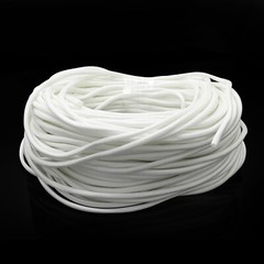 1mm~50mm White/Black 600°C HIGH TEMP Fiber glass Sleeving Cable Insulation Tube