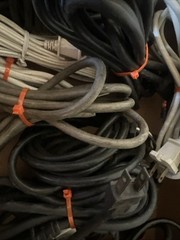 6.5 Lbs of 2 prong power cord different length & gauges mostly Used Over 18