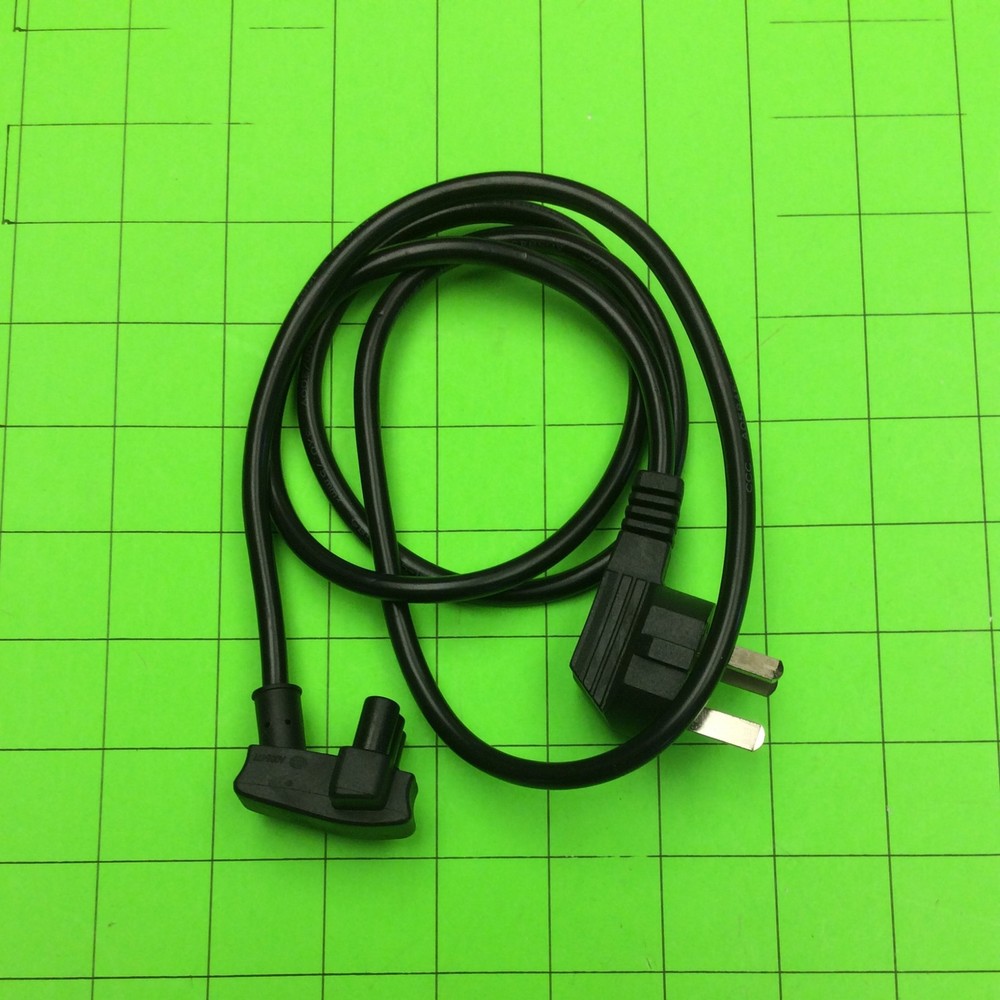 3FT Foreign Right Angle 3 Barrel Power Cord (NOT For United States Outlet)