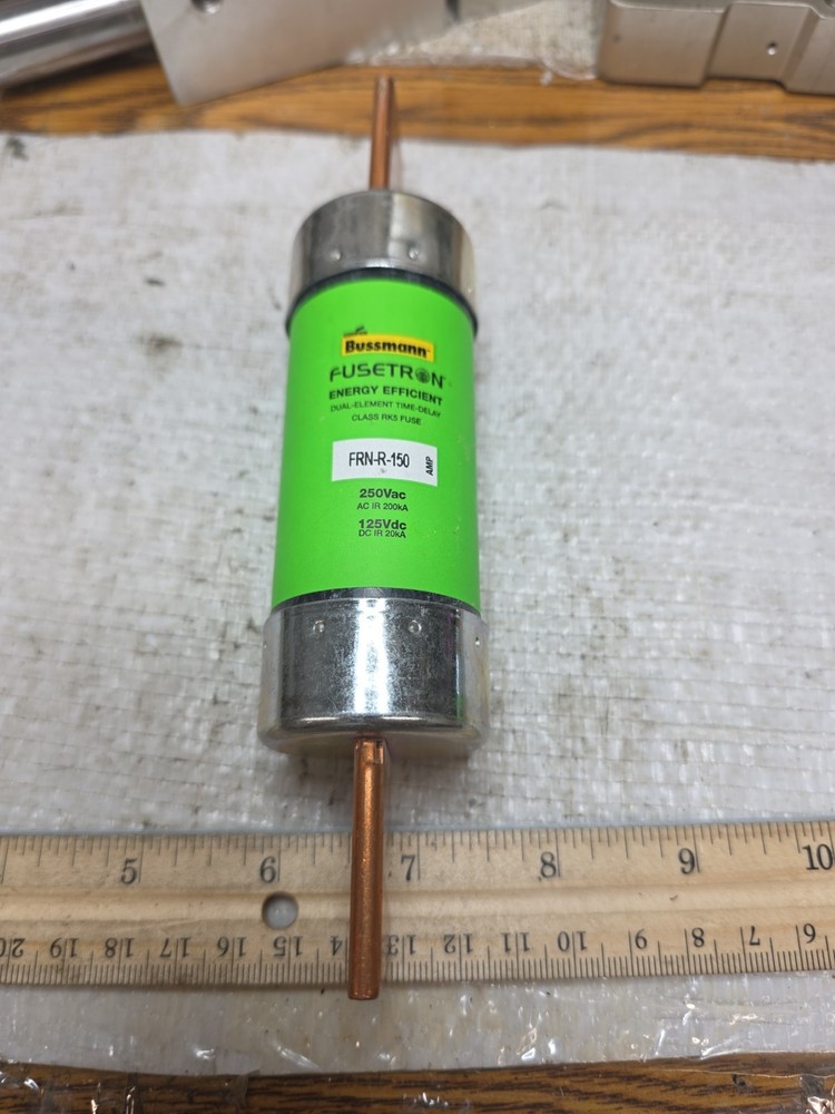 NEW BUSSMANN FRN-R 150 DUAL ELEMENT FUSE 150A 250V NEW NO BOX