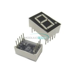 100PCS 0.56″ 1 Digit Common Anode 7Segment Blue LED Display