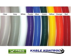 Kable Kontrol Split Wire Loom Tubing – Color Polyethylene – Size & Color Option