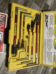 THE ORIGINAL JET SWET Pink BY BRENELLE ENT PLUMBING PLUG TOOL SET WITH CASE