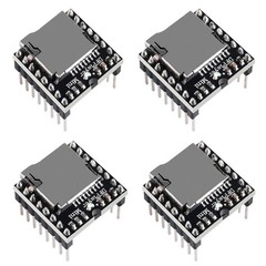 AOICRIE 4pcs Dfplayer Mini MP3 Player Module Compatible with R3 for 4PCS