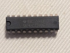 Tube of 20 Texas Instruments Semi SN74HCT244N 20 pin DIP