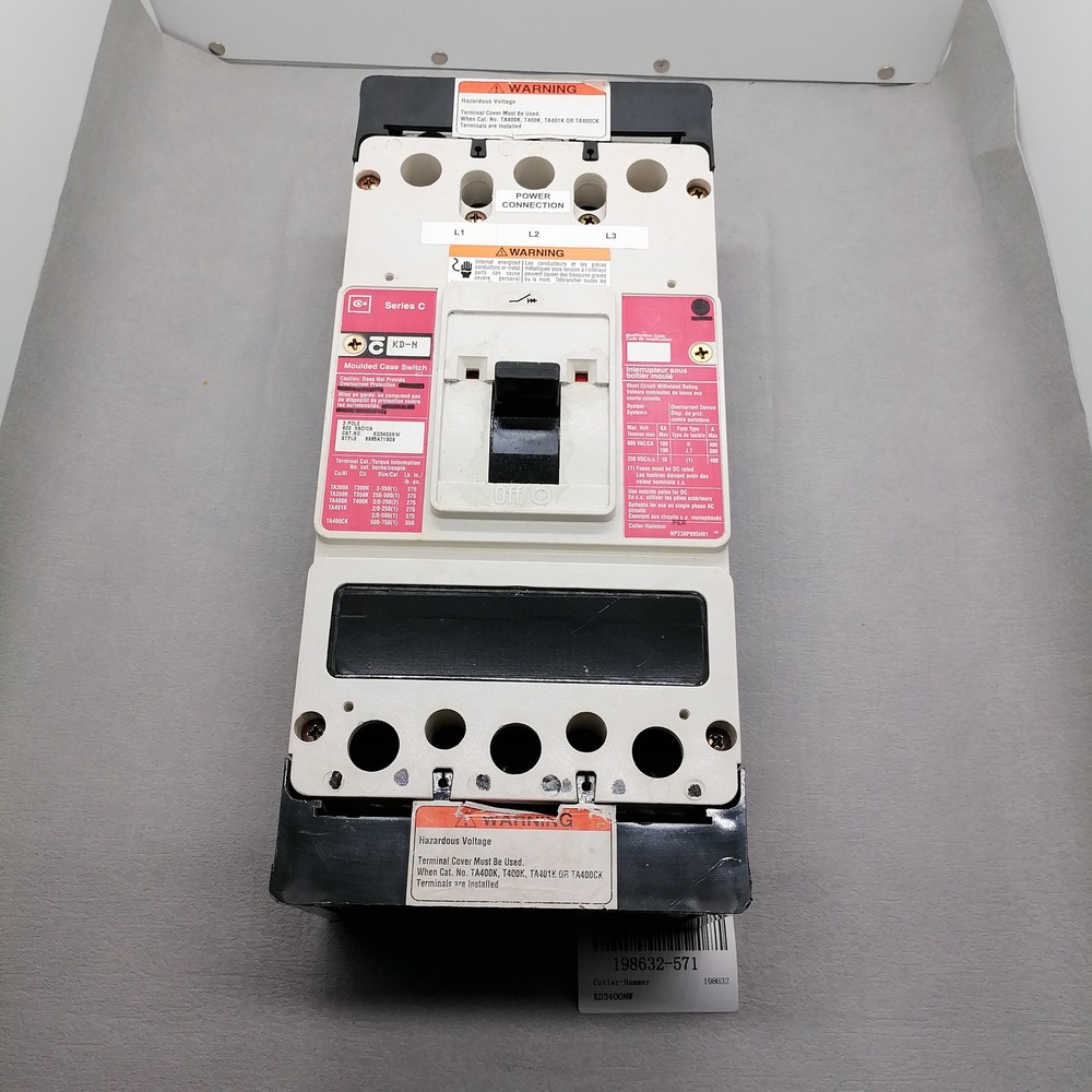 Cutler-Hammer KD3400NW Circuit Breaker